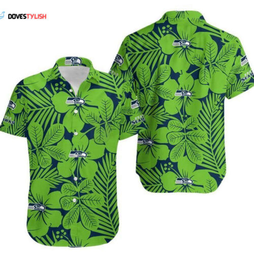 Seattle Seahawks Stripes and Skull Hawaii Shirt  For Men And Women