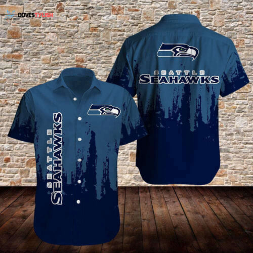 Seattle Seahawks NFL Flower Hawaii Shirt And Tshirt For Fans, Custom Summer Football Shirts