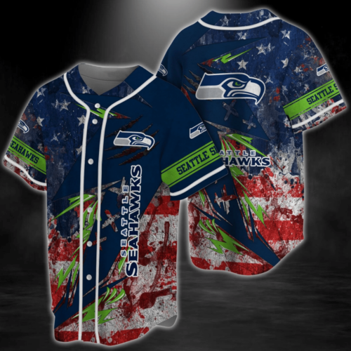 Seattle Seahawks NFL Baseball Jersey Shirt With Unique Design For Men Women