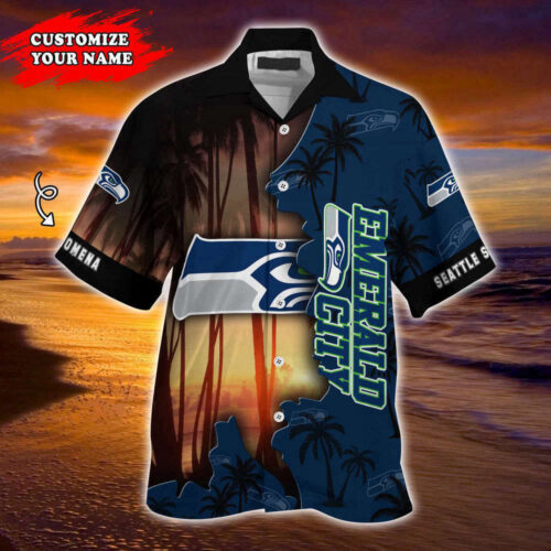 Seattle Seahawks NFL-Customized Summer Hawaii Shirt For Sports Enthusiasts