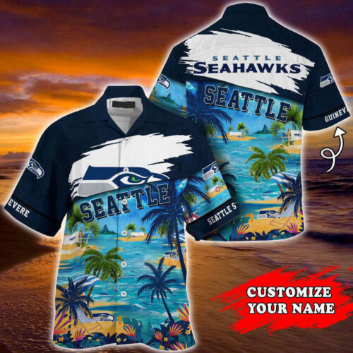 Seattle Seahawks NFL-Customized Summer Hawaii Shirt For Sports Fans
