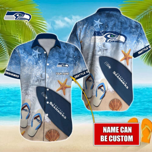 Seattle Seahawks Simple Hawaiian Shirt Summer Beach For Men And Women