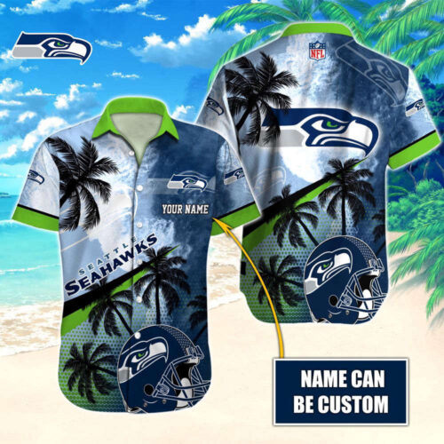 Seattle Seahawks Simple Hawaiian Shirt Summer Beach For Men And Women