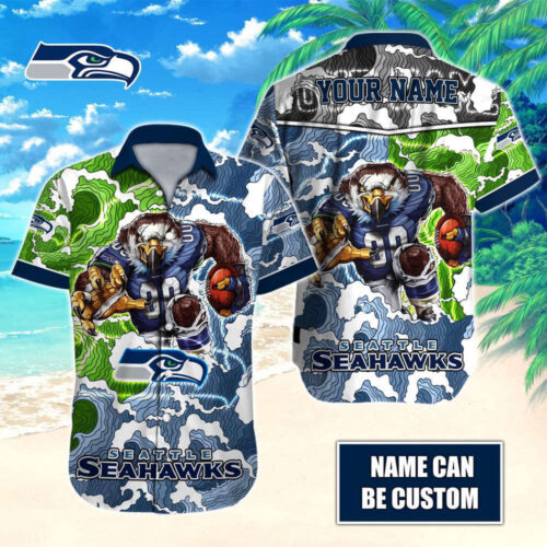 Seattle Seahawks NFL-Hawaiian shirt Custom  For Men And Women