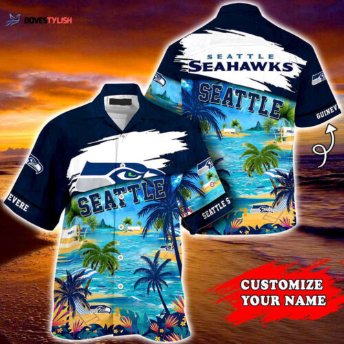 Seattle Seahawks Tropical Flower Hawaiian Shirt Summer Shirt For Men And Women