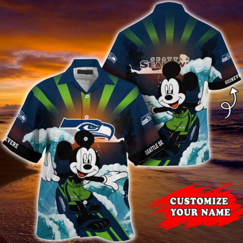 Seattle Seahawks NFL-Summer Customized Hawaii Shirt For Sports Fans