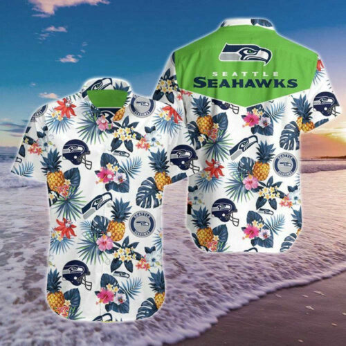 Seattle Seahawks Hawaiian Shirt Summer Button Up Shirt For Men And Women