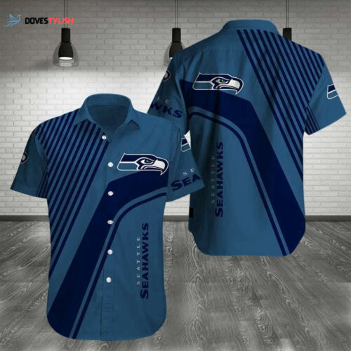 Seattle Seahawks Dark Tone Hawaiian Shirt For Men And Women