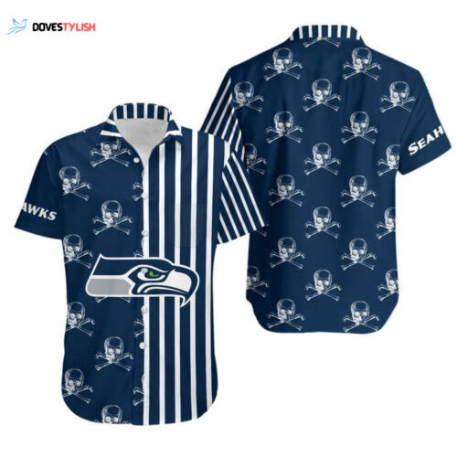 Seattle Seahawks Flower Hawaii Shirt  For Men And Women
