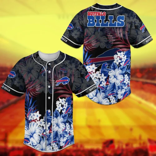 Show Your Support For the Buffalo Bills With Our NFL Baseball Jersey Shirt