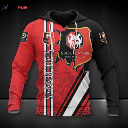 Stade Rennais F.C Printing  Hoodie, Best Gift For Men And Women