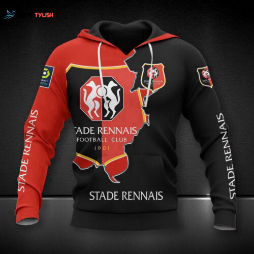 Stade Rennais F.C Printing  Hoodie, Best Gift For Men And Women