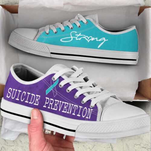 Suicide Prevention Shoes Strong Low Top Shoes Canvas Shoes For Men And Women
