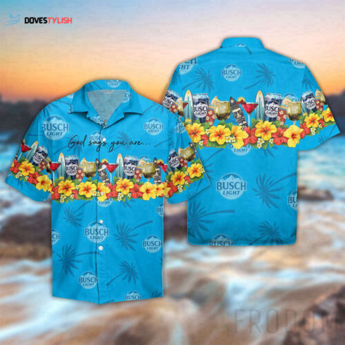 Summer Busch Light Hawaiian Shirt For Men And Women