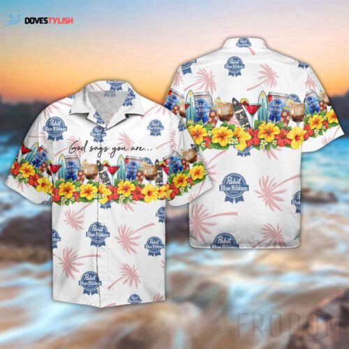 Summer Pabst Blue Ribbon Hawaiian Shirt For Men And Women