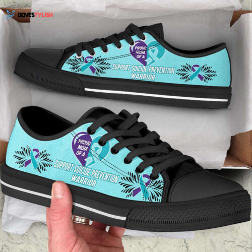 Support Suicide Prevention Shoes Warrior Low Top Shoes Canvas Shoes For Men And Women