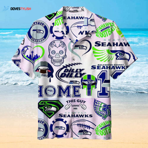 This Guy Love His-seattle Seahawks Hawaiian Shirt For Men And Women