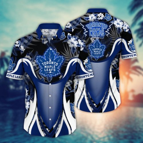 Toronto Maple Leafs NHL Flower Hawaii Shirt  For Fans, Summer Football Shirts