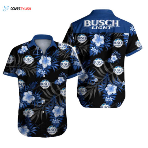 Tropical Busch Light Hawaiian Shirt For Men And Women
