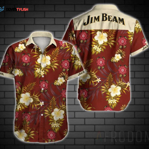 Tropical Jim Beam Hawaiian Shirt, Best Gift For Men And Women