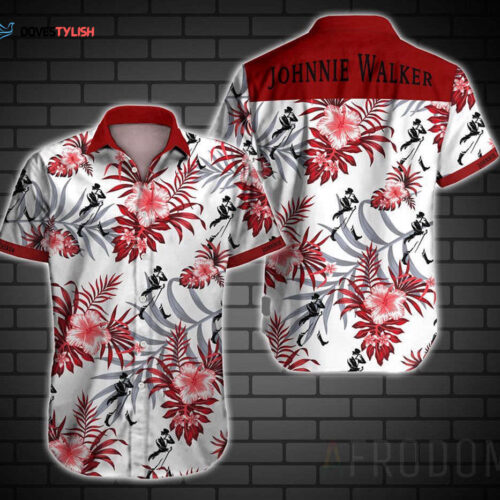 Tropical Johnnie Walker Hawaiian Shirt For Men And Women