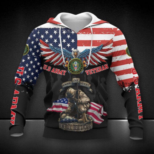 United States Army Printing   Hoodie, Best Gift For Men And Women