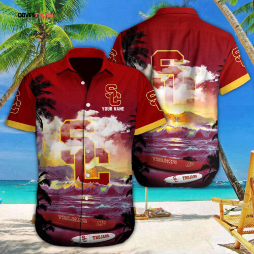 USC Trojans Hawaiian Shirt For Men Women