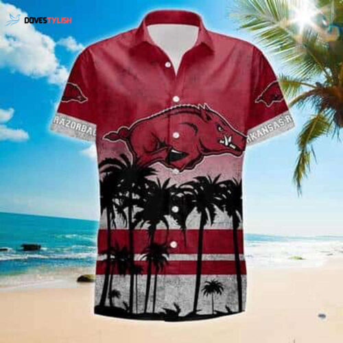 Vintage Aloha NCAA Arkansas Razorbacks Hawaiian Shirt Summer Vacation Gift For Men Women