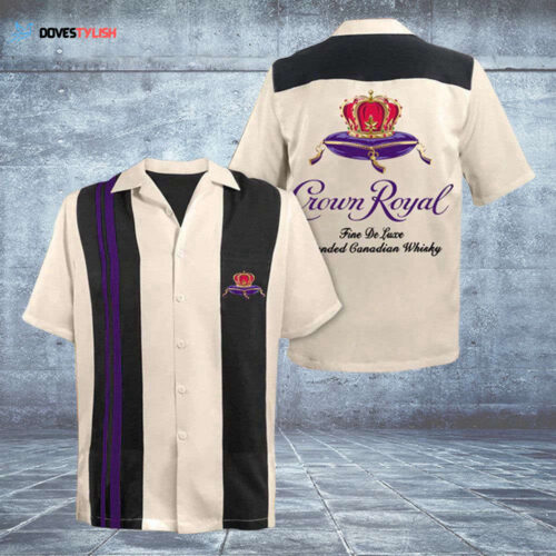 Vintage White Crown Royal Hawaiian Shirt For Men And Women