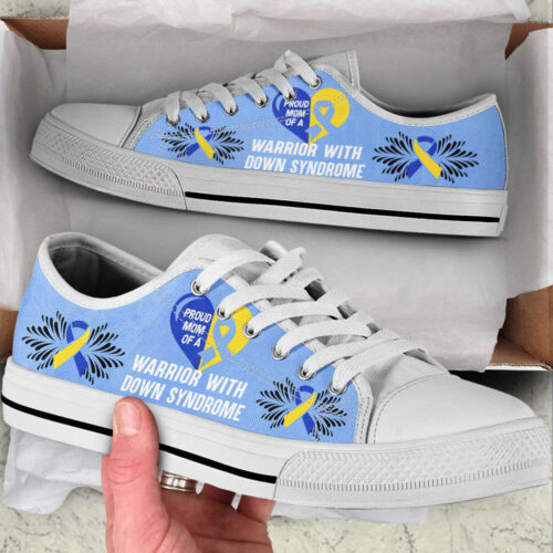 Warrior With Down Syndrome Shoes Low Top Shoes Canvas Shoes For Men And Women
