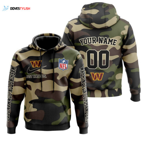 Washington Commanders Personalized Hoodie,  Best Gift For Men And Women