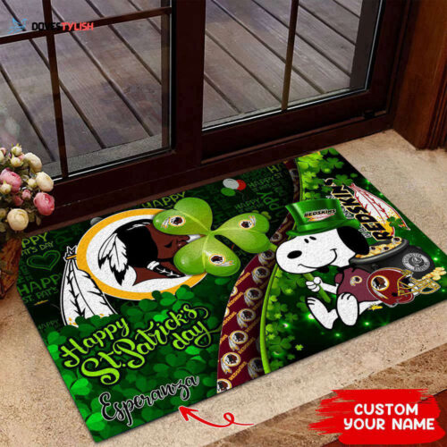 Washington Redskins NFL-Custom Doormat The Celebration Of The Saint Patrick’s Day