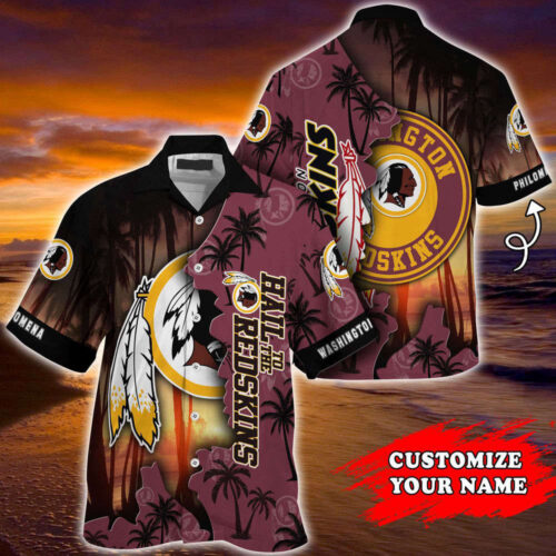 Washington Redskins NFL-Customized Summer Hawaii Shirt For Sports Enthusiasts