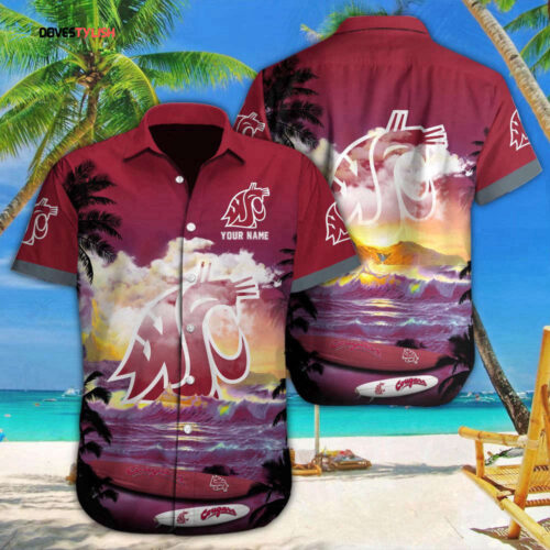Washington State Cougars Hawaiian Shirt For Men Women