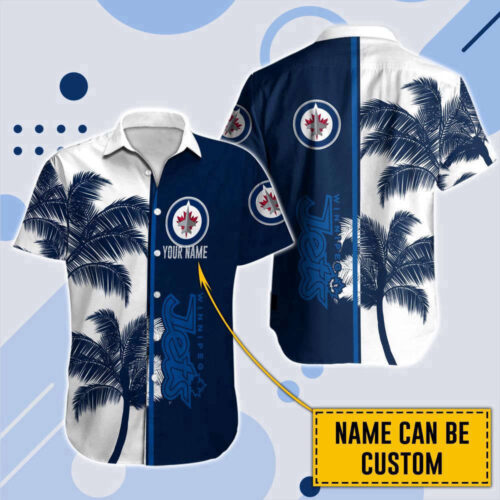 Winnipeg Jets Hawaii Shirt Men   Custom  NHL  For Men And Women