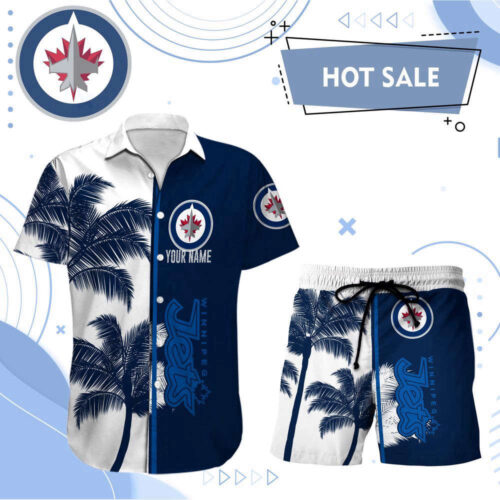 Winnipeg Jets Hawaii Shirt Men   Custom  NHL  For Men And Women