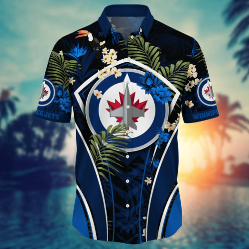 Winnipeg Jets NHL Flower Hawaii Shirt And Tshirt For Fans, Summer Football Shirts