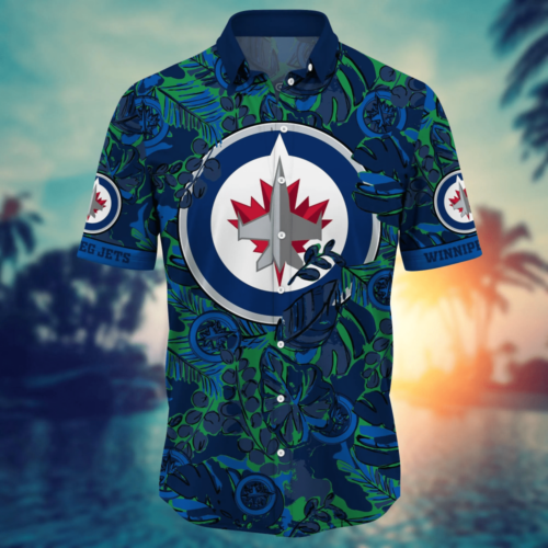 Winnipeg Jets NHL Flower Hawaii Shirt  For Fans, Summer Football Shirts