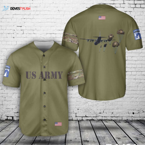 XVIII Airborne Corps Baseball Jersey Gift: Show Your Support for the US Army!