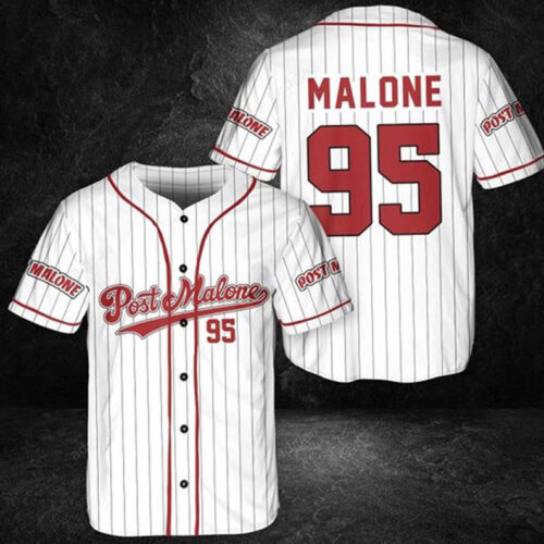 Post Malone Baseball Jersey, Custom Name Post Malone Jersay