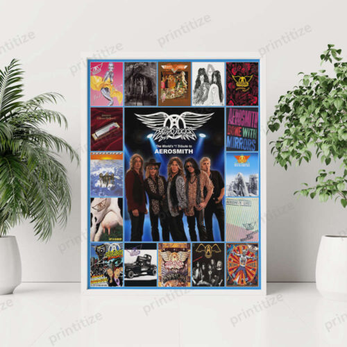 Aerosmith Band Limited Portrait Poster