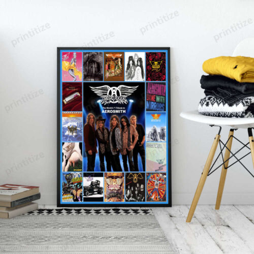 Aerosmith Band Limited Portrait Poster