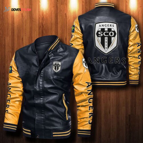 Angers Sco Leather Bomber Jacket