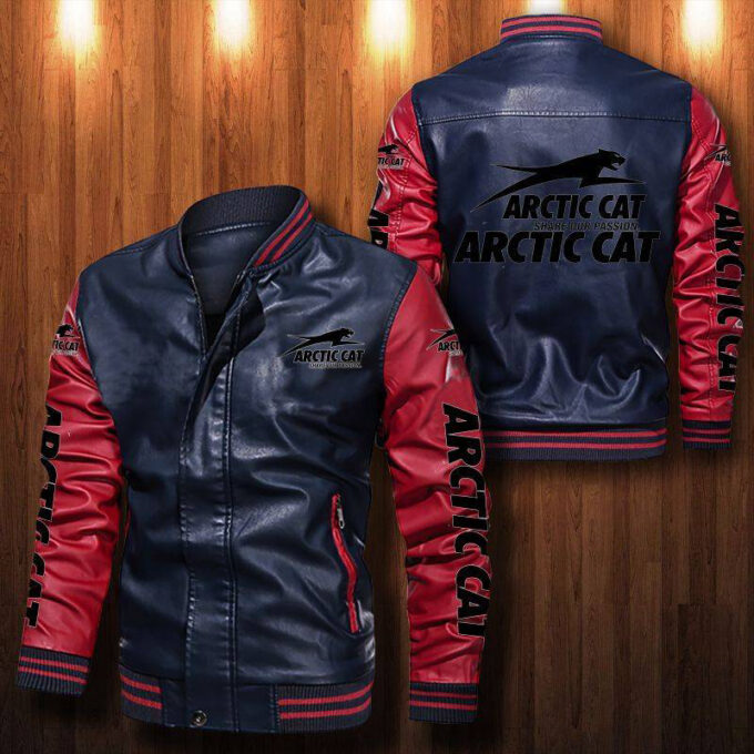 Arctic Cat Leather Bomber Jacket