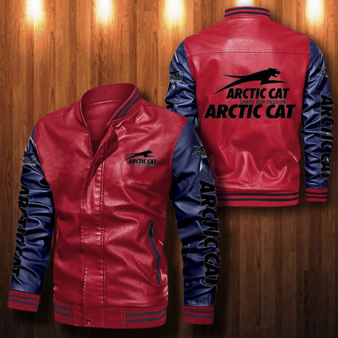 Arctic Cat Leather Bomber Jacket