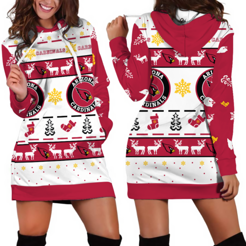 Arizona Cardinals Hoodie Dress For Women