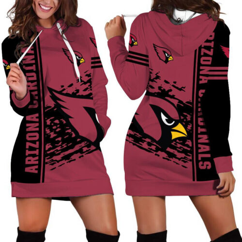 Arizona Cardinals Hoodie Dress For Women