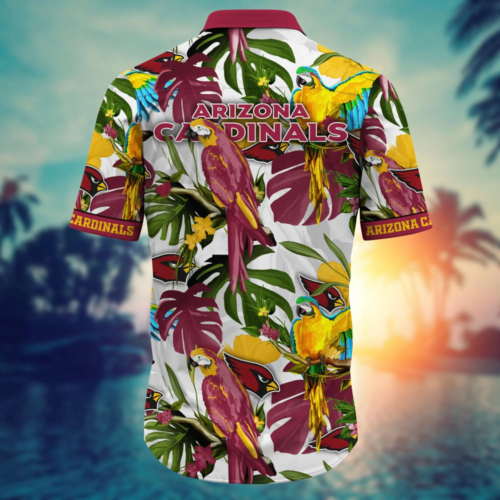 Arizona Cardinals NFL Flower Hawaii Shirt  For Fans, Summer Football Shirts