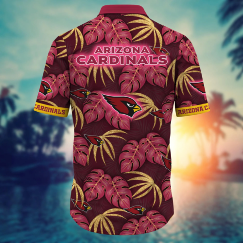 Arizona Cardinals NFL Flower Hawaii Shirt  For Fans, Summer Football Shirts