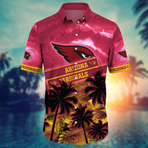 Arizona Cardinals NFL Flower Hawaii Shirt  For Fans, Summer Football Shirts